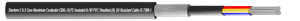 IS : 7098 (Part-1) 2 & 3 Core Aluminium Conductor EBXL XLPE 120°C Insulated, HR PVC Sheathed (A) UV Resistant Cable